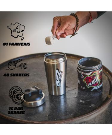 Ground | Energy Drink Powder | Sugar Free Energy Drink | Natural Dyes and Flavors | Made in France | 40 Shakers in 1 Jar (400g - Buy Online on GoSupps.com