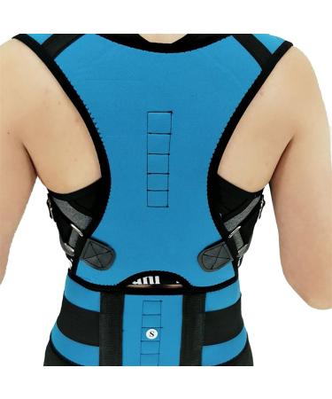 Waist Trainer Support Back Brace Posture Corrector for Women and Men Lumbar Shoulder Posture Support for Improve Posture Provide Back Pain Relief (Color : B Size : Large) (E X)