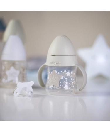 Suavinex My Essentials White Star Baby Kit with 1 Dummy -2/4 m + 2 Bottles 270 ml + 1 Bottle 150 ml + 1 Drinking Cup 150 ml - Buy Online on GoSupps.com