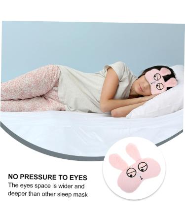 Didiseaon Pink Plush Blindfold Sleep Mask - Comfortable & Stylish Eye Cover for Restful Sleep - Buy Online on GoSupps.com