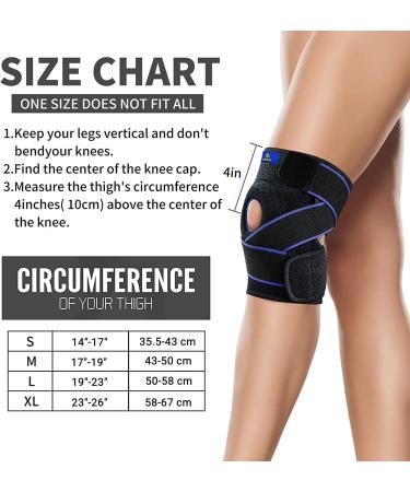 ABYON Knee Brace for Pain Relief | Adjustable Non-Slip Support with Side Stabilizers & Gel Pad for Meniscus Tear ACL MCL Arthritis | International Shipping - Buy Online on GoSupps.com