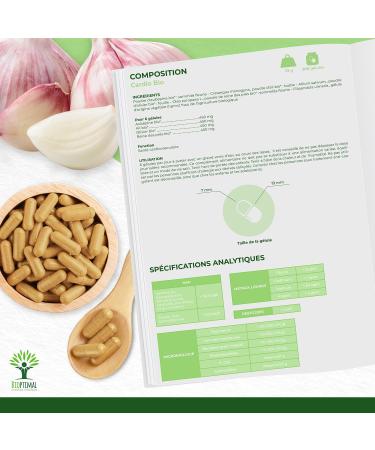 Cardio Bio - Bioptimal - Compl ment alimentaire - 4 plantes pour la Tension et la Circulation du Sang - Ail Aub pine Olivier Reine des Pr s - Fabriqu en France - Certifi par Ecocert - 200 g lules 200 unit (Lot de 1) - Buy Online on GoSupps.com