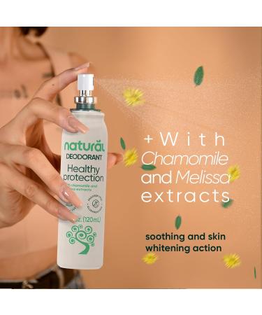 Aluminum-Free Deodorant with Chamomile & Melissa Extracts | Vegan Cruelty-Free & Calming | 4.10 Fl Oz for Men & Women - Buy Online on GoSupps.com