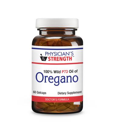 Physicians Strength 100% Wild P73 Oil of Oregano, 60 Gelcaps  All-Natural Dietary Supplement for Adults  Made with Wild Oregano Oil  Recommended for Daily Use - Buy Online on GoSupps.com