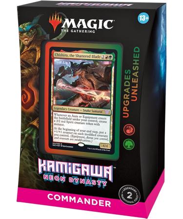 MTG Kamigawa Neon Dynasty Commander Deck Upgrades - Red-Green Unleashed | Retail Packaging - Buy Online on GoSupps.com