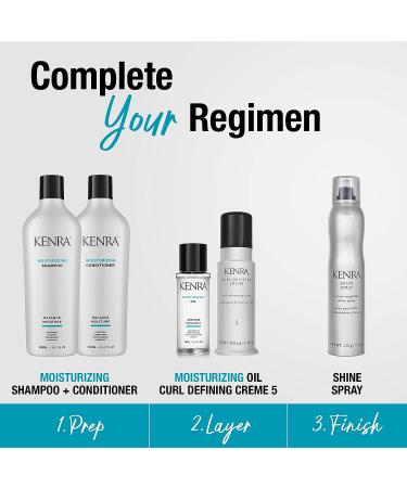 Kenra Moisturizing Shampoo & Conditioner | Hydrates for Smooth, Soft & Shiny Hair | 33.8 Fl Oz | Improves Manageability & Adds Shine | All Hair Types - Buy Online on GoSupps.com