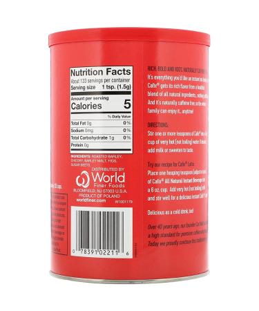 Cafix Instant Grain Beverage - Caffeine Free, 7.05 oz (200 g) | Healthy Coffee Alternative - Buy Online on GoSupps.com