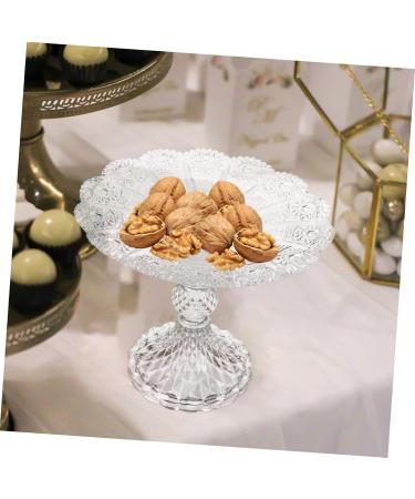 Cabilock European Glass Dried Fruit Dish Display Shelf Appetizers Dry Fruit Dish Fruit Tray Food Tableware - Buy Online on GoSupps.com