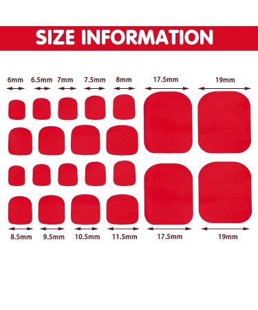 Vintage Style Toenail Polish Stickers - 308 Pieces, 14 Sheets Adhesive Toe Nail Wraps for DIY Glitter Manicure Decal, with 2 Nail Files - Girls Nail Polish Strips - Buy Online on GoSupps.com