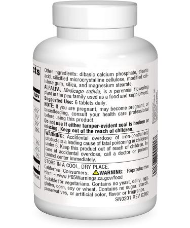Source Naturals Alfalfa 10 Grain Dietary Supplement - 250 Tablets - Buy Online on GoSupps.com