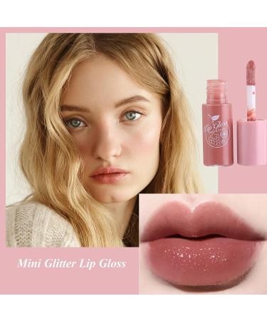 10 Colors Korean Lip Gloss Mini Lip Tint Stain Set - Long Lasting Water Lip Stains - High Pigment Moisturizing Liquid Lipstick - Glitter Lip Gloss - 1 Fl Oz (Pack of 1) - Buy Online on GoSupps.com