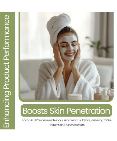 Talsen Chemicals Lactic Acid Powder Lactic Acid Food and Cosmetics Grade DIY Lactic Acid Peel for Skin Moisturizing 4 Ounce (Pack of 1) - Buy Online on GoSupps.com