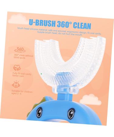 Healeved U-Shaped Toothbrush for Kids | 4-Pack Children's Oral Care Tools | Sweet & Fun Design for Easy Brushing | Ideal Household Products for Children - Buy Online on GoSupps.com