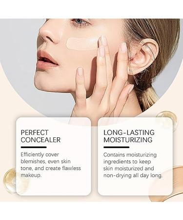  1/2/3Pcs 4 In 1 Foundation Liquid Moisturizing Medium Full Coverage Concealer Biomimic Foundation 4 In 1 - Light Spectrum Forever Bloom Biomimic Foundation Long Lasting Waterproof - Makeup 30ML/1FL.OZ (3Count (Pack of 3)) - Buy Online on GoSupps.com
