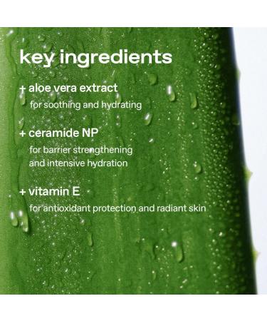 glow aloe barrier support moisturizer | soothing & hydrating | fortified with ceramide np & niacinamide | enriched with aloe vera leaf water | lightweight calm complex texture | 1.69 fl oz - Buy Online on GoSupps.com