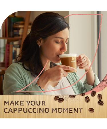 NESCAF Gold Cappuccino Unsweetened Taste Instant Coffee Sachets - 50 x 14.2g - Buy Online on GoSupps.com