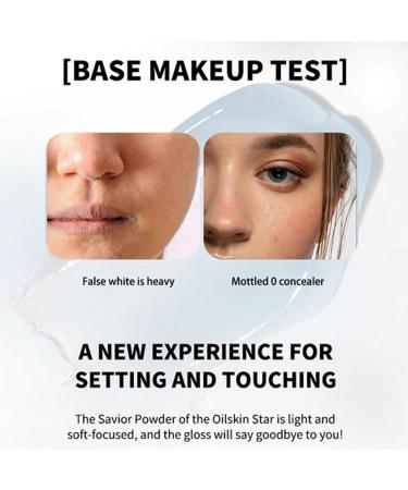 Oil Control Powder - Oil Absorbing Powder for Face | Lightweight Powder Makeup Matte Pressed Powder Pressed Powder Foundation for oily skin Face Cosmetics - Buy Online on GoSupps.com