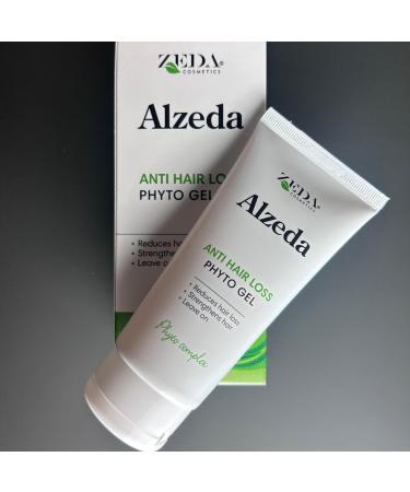 ALZEDA Gel against hair loss 100 ml with nettle burdock root juniper oil quinine anti-hair loss promotes growth for strong hair for men and women hair growth - Buy Online on GoSupps.com