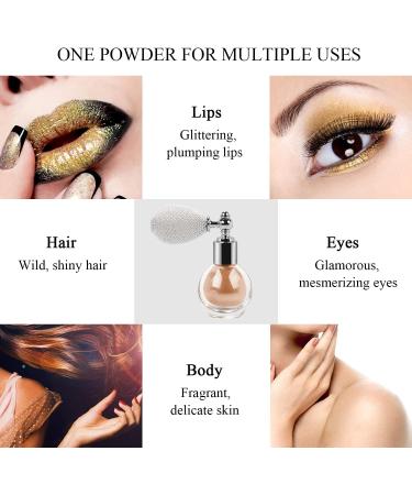 Harapu Aooba Glitter Powder Makeup Spray - Attention Seeker (Malt Color) | Face and Body Gloss Powder - Buy Online on GoSupps.com