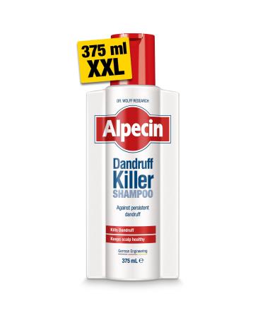 Alpecin Dandruff Killer Shampoo 375ml | Effectively Removes and Prevents Dandruff | Hair Care for Men Made in Germany 375 ml (Pack of 1)