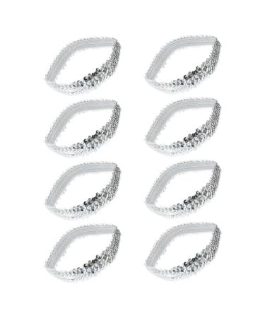 Beaupretty Fashion Headbands Headbands for Women 12Pcs Sequin Headbands Glitter Elastic Head Band Shinny Hairbands Hair Accessories for Women Volleyball Headband Softball Headband