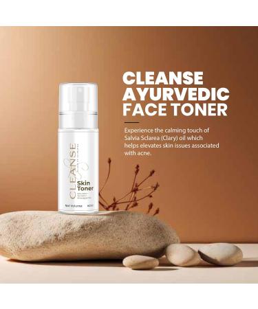 Cleanse Ayurveda Skin Toner with Green Tea & Aloe Vera for Wrinkles & Fine Lines Radiating Face Toner for Women & Men for All Skin Types 1.7 Fl Oz - Buy Online on GoSupps.com