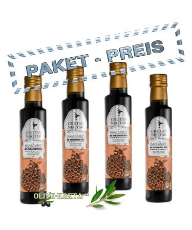 Cretan Nectar CRETAN NECTAR Chania Kreta 01012 Set of 4 bottles of bausamic of 250 ml