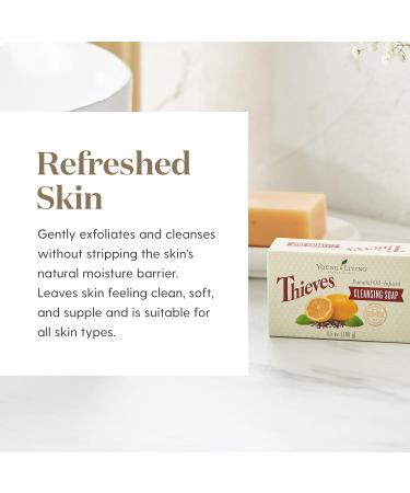 Buy Young Living Thieves Cleansing Soap - Natural Botanicals & Essential Oil Blend - 3.5 oz - International Shipping Available - Buy Online on GoSupps.com