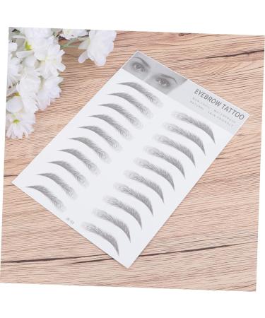 Beavorty 4 pcs 3d eyebrow stickers eyebrow tattoo stickers tattoo brow False Eyebrows Eyebrow Tool makeup - Buy Online on GoSupps.com