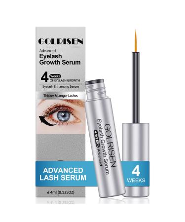 Eyelash Growth Serum Advanced Lash Serum For Eyelash Growth with Myristoyl Pentapeptide-4 Lash Enhancing Serums For Thicker Longer Lashes (4ml) 1 Pack