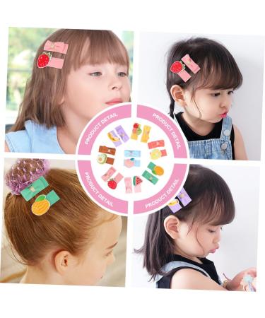 FRCOLOR 16 Sets Bang Clip Cartoon Girls Hair Clips Cute Hair Bobby Kids Makeup Hair Girls Fruit Hair Barrette Fruit Hair Clip Girls Bobby Clip Carrot Hair Fabric Baby Decorate Little Girl - Buy Online on GoSupps.com