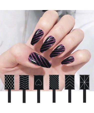 Generic Nail Magnet Set - Manicure Nail Tool Set | Portable Cat Eye Gel Nail Polish Magnet Wand for Beginners Girls Women Manicurists - Buy Online on GoSupps.com