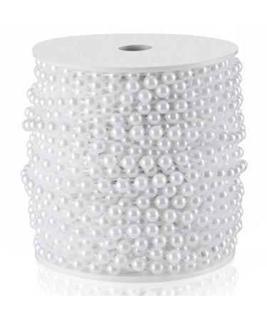 Craft String Pearls 6MM Pearl Bead White 6mm 66 Feet - Buy Online on GoSupps.com