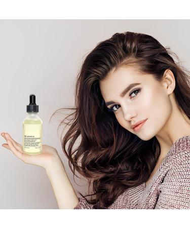 Veganic Hair Oil 100% Natural Hair Growth Oil With Caffeine Biotin Coconut Oil Argan Oil Rosemary Oil and Castor Oil for Hair Growth Thickening Hair Mask & Hair Loss Treatment 60ml orange - Buy Online on GoSupps.com