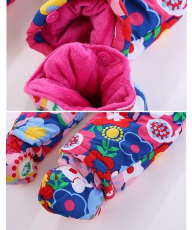 Baby Boys Winter Hooded Romper Snowsuit with Gloves & Booties | Cotton Jumpsuit | 12-18 Months - Buy Online on GoSupps.com