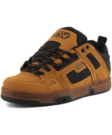 Dvs Footwear Mens Comanche Skate Shoe Chamois Black Gum Nubuck 44 EU