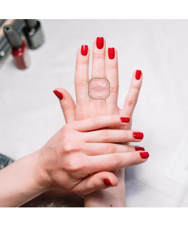 Angoily Palettes De Nail Art D'anneau 4 Pi ces Palettes Ongles Portables Vernis Ongles Rose Outil De M lange Pour Femmes Usage Manucure Domicile - Buy Online on GoSupps.com