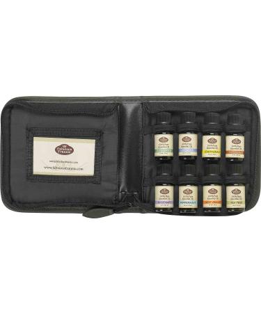 Fabulous Frannue Great Eight Set in Carrying Case osemary Lavender Sweet Orange Lemongrass Tea Tree Patchouli Peppermint and Eucalyptus Pure Essential Oils 10ml (Count of 8)