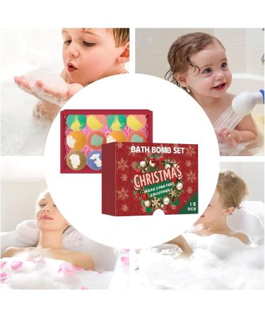 Holiday Sparkling Bath Set - 12 Piece Christmas Countdown Collection for Relaxing Spa Moments | Moisturizing Formula with Natural Oils and Festive Packaging for - Buy Online on GoSupps.com