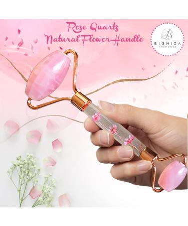 Jade Roller & Gua Sha Tool Set | Rose Quartz Facial Roller for Anti-Aging Fine Lines & Muscle Relaxation | International Shipping - Buy Online on GoSupps.com