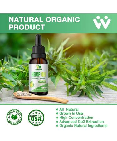 Hemp Oil Drops (3 Pack) High Potency - for Focus Calm Mood Maximum Strength Natural Hemp Seed Oil - with C02 Extraction Vegan Non-GMO Hemp Tincture - Buy Online on GoSupps.com