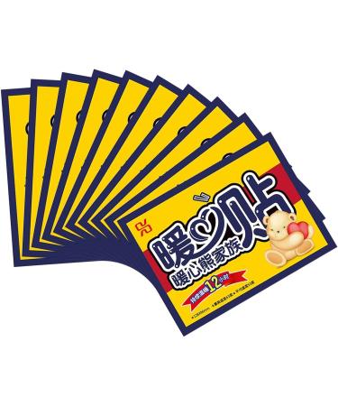 Body Warmers with Adhesive | Long-Lasting Warming Winter Body Foot Patch | Large Heating Pads with Adhesive Warm Heart Bear Warm Stickers (13*10) - Buy Online on GoSupps.com