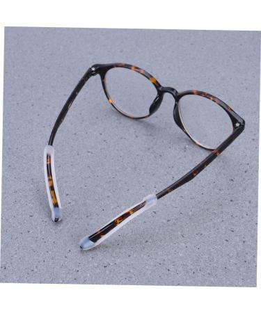 Uonlytech Anti-Slip Handle for Glasses - Silicone Accessories | 5 Pairs of White Medium Anti-Slip Glasses Brackets - Buy Online on GoSupps.com