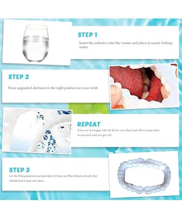 Instant Smile Makeover: Presses Fake Teeth Temporary Dentures & Cosmetic Veneers - Shop Internationally! - Buy Online on GoSupps.com