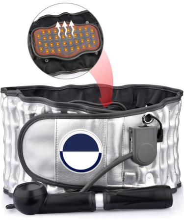 Flatible Lumbar Traction Device - Wireless Infrared Heating Back Belt for Pain Relief | Adjustable Waist 29-49 - Buy Online on GoSupps.com