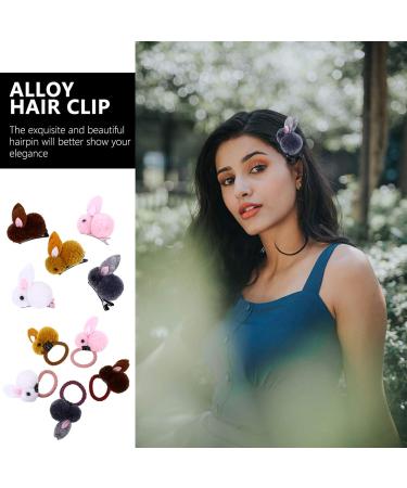 Lurrose 10pcs Easter Hair Clips - Bunny Hair Ties & Rabbit Hairpins for Kids & Girls - Fun Ponytail Holders & Hair Accessories - Buy Online on GoSupps.com