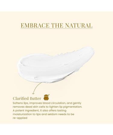 Buy Ayurvedic Lip Balm with Clarified Butter - Moisturizing & Softening for Pigmentation | 10g - International Shipping Available - Buy Online on GoSupps.com