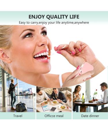 Portable Dental Floss Dispenser | Upgrade Automatic Travel Case & Organizer | Refillable Dental Holder (4 Pack) for Tooth Cleaning - Buy Online on GoSupps.com