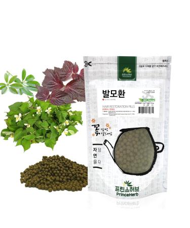 Medicinal Korean Herbal Pills 100% Natural Hair Restoration Pills (Houttuynia Cordata Perilla Frutescens and Green Tea/ ) (8 oz)
