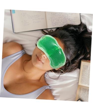 Mikinona Gel Sleep Mask | Hot & Cold Eye Massage | Cooling Migraine Relief & Velvet Comfort - Buy Online on GoSupps.com